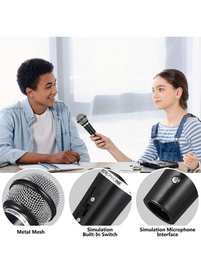 Toyvian Pretend Microphone Toy Fake Microphone Prop Play Microphone Toys For Karaoke Fun Birthday Party Favors Or Costume Prop Microphone - Image 5