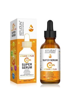 20% Vitamin C Serum for Face with Hyaluronic Acid 1 Fl Oz, Anti Aging Facial Serum for Women & Men, Antioxidant, Boost Skin Collagen, Fades Dark Spot, Hydrate & Plump Skin, Anti Aging & Wrinkle