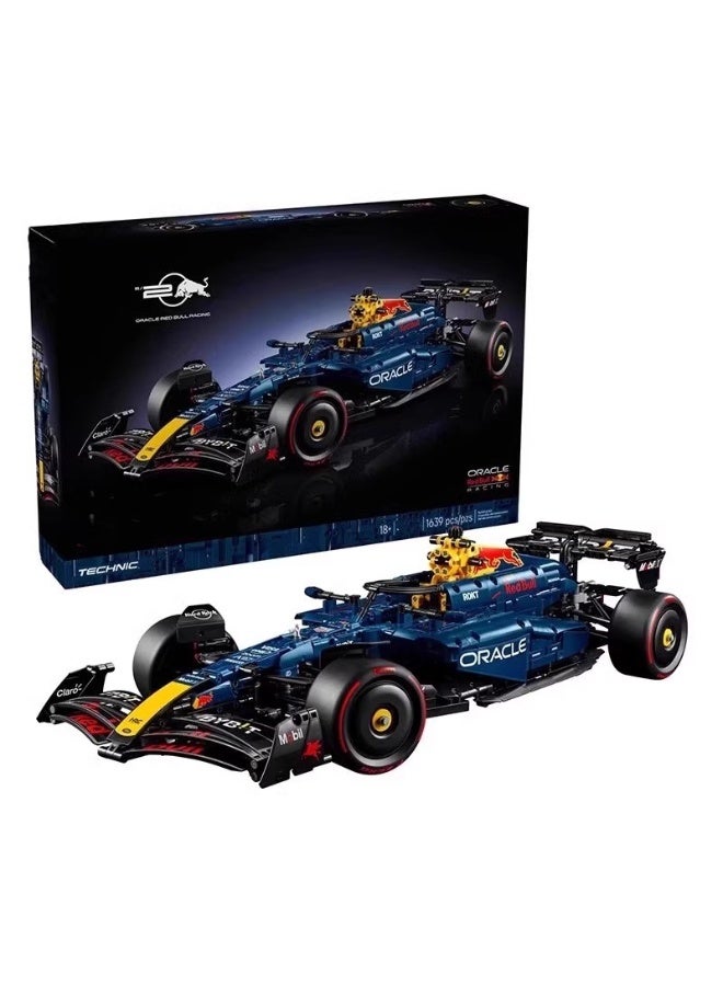 New RB20 compatible with LEGO mechanical group, Red Bull Racing F1 assembly building block toy - Image 4