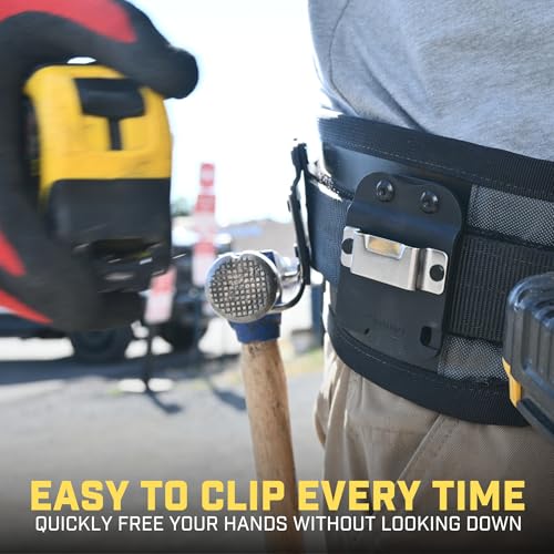 Holstery TapeMaster | Clip-On Tape Measure Holder - Low-Profile Measuring Tape Holster for Your Belt, Tool Bags, Pockets, or Pants - Image 4