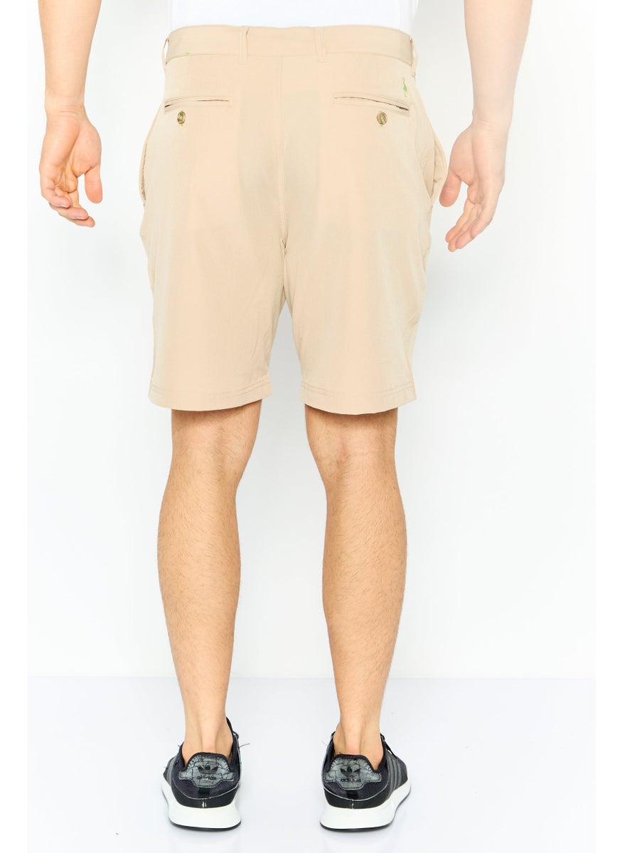 Tailorbyrd Men Sportswear Fit Outdoor Shorts, Khaki  - Image 4