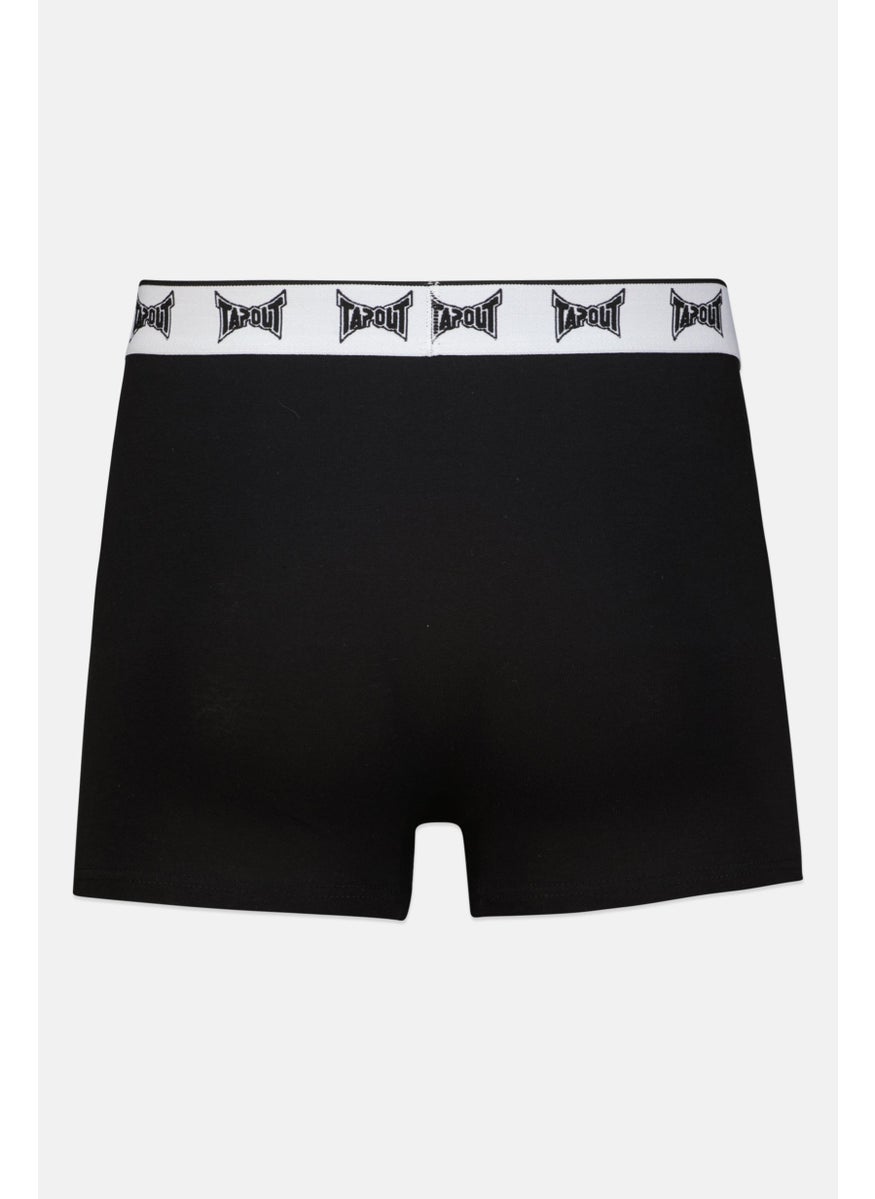 TapouT - Men 3 Pcs Brand Logo Boxer Brief, Black/Grey/White - Image 1