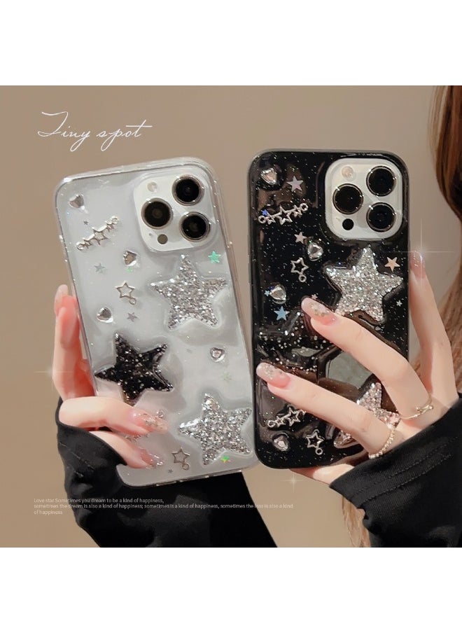 Generic Sweet Cool 3D Star Drip Gel Phone Case for iPhone 16 Pro Max  - Image 5