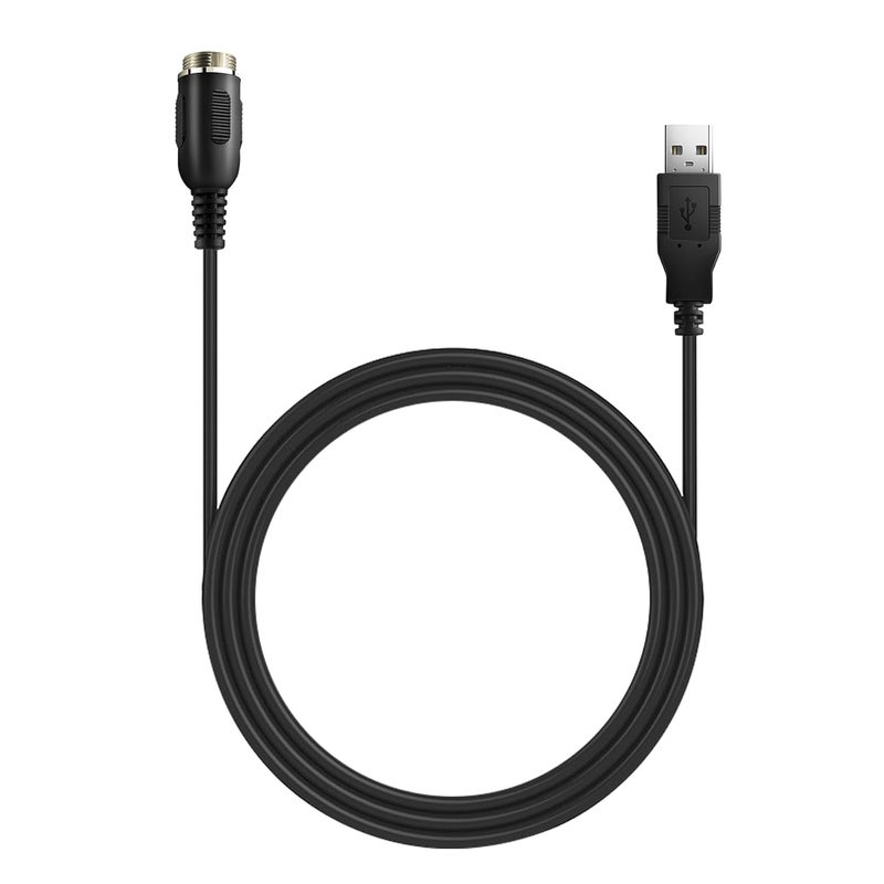 ZLiT Connection Din6 USB Cable Adaptation Fit for Thrustmaster TH8A Cable Hand-Row TSS Handbrake Signal Line (USB) - Image 1