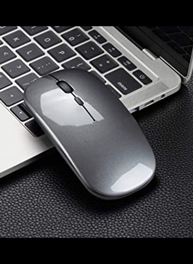 600.0 mAh Rechargeable Wireless Mouse Grey - Image 5