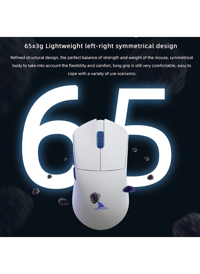 Darmoshark - M3 4K Wireless BT5.0 Wired Tri-Mode Rechargeable Gaming Mouse 26000DPI TTC PAM3395 Optical E-sports Mice Custom Drivers For Computer Laptop PC - Image 1