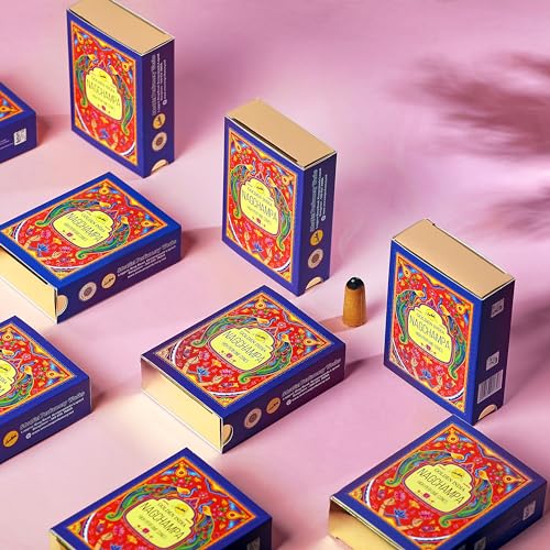 PROSPERRO LUMO Premium Back Flow Cones for Puja || Experience The Divinity of Temple || Pack of 12 || 120 Cones (NAGCHAMPA) - Image 2