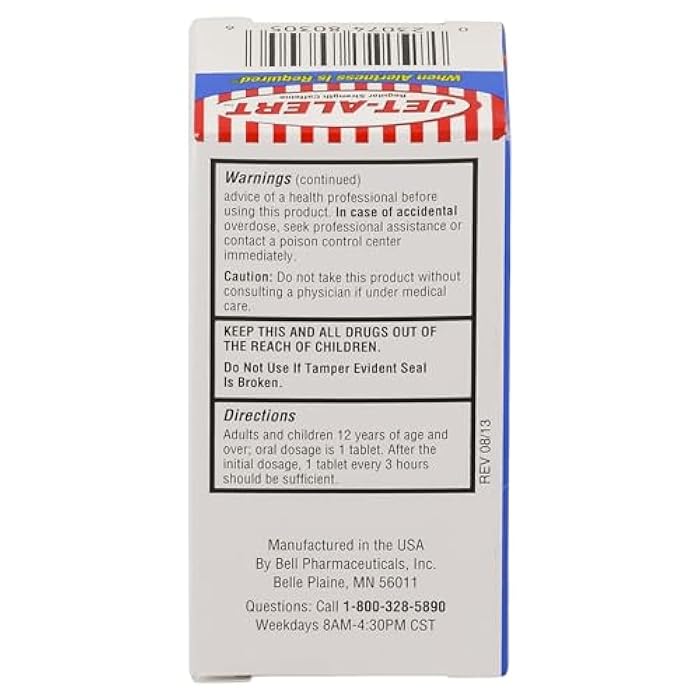 Jet-Alert Regular Strength Caffeine 100 mg Tablets, Value Size, 120 Count (Pack of 3) - Image 5