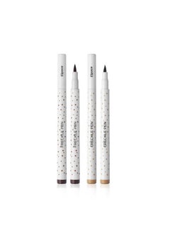 Marine Forest Freckle Pen 2 Colors Waterproof Long Lasting Quick Dry Small Spot Natural Like Face Freckle Makeup Pen, Dark Brown and Light Brown, Upgrade Design  - Image 1