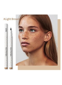 Marine Forest Freckle Pen 2 Colors Waterproof Long Lasting Quick Dry Small Spot Natural Like Face Freckle Makeup Pen, Dark Brown and Light Brown, Upgrade Design  - Image 3