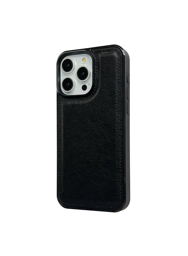 S-TOP Case For iPhone 15 Plus Cowhide Texture Back Cover Phone Case - Image 2