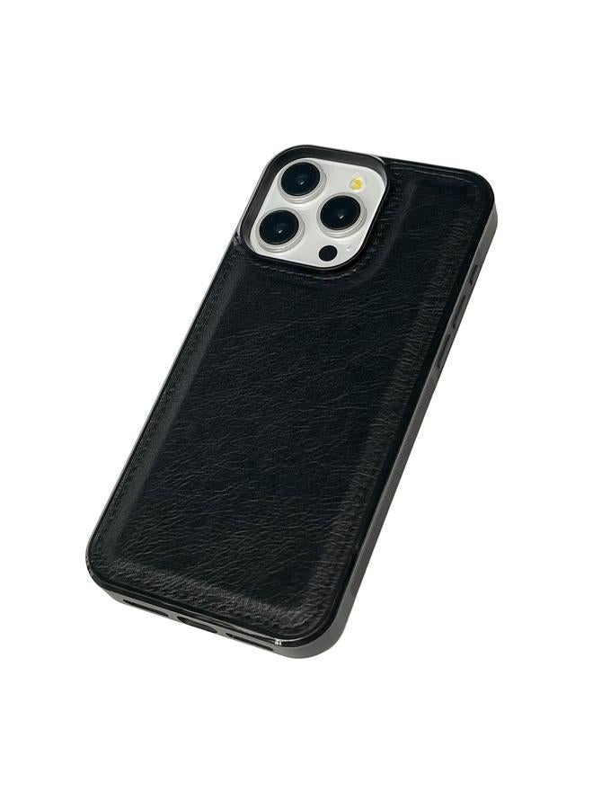 S-TOP Case For iPhone 15 Plus Cowhide Texture Back Cover Phone Case - Image 5