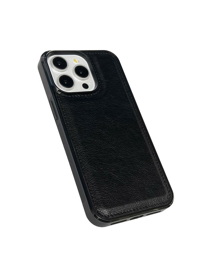 S-TOP Case For iPhone 15 Plus Cowhide Texture Back Cover Phone Case - Image 4