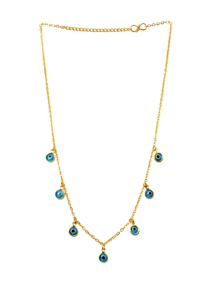 JHB Evil Eye Necklace Turkish Blue Evil Eye Necklace for Women And Girls - Image 1