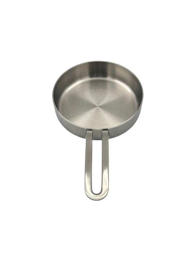 B&D Mini saucepan 12cm premium stainless steel professional triple ply cookware with even heat distribution ergonomic handle fast heating technology and multi stove compatibility for modern healthy daily cooking performance - Image 1