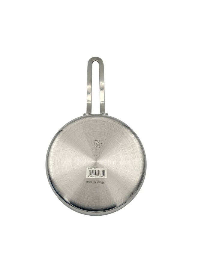 B&D Mini saucepan 12cm premium stainless steel professional triple ply cookware with even heat distribution ergonomic handle fast heating technology and multi stove compatibility for modern healthy daily cooking performance - Image 5