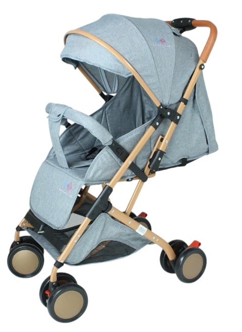 Lightweight Travel Baby Stroller Compact Easy One-Hand Folding And Multi-Position Adjustable For Newborn with 5-Point Safety Harness