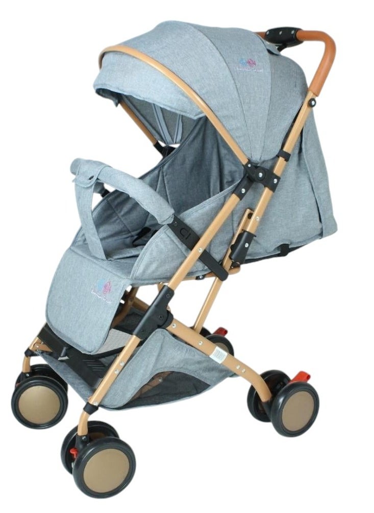 Everything For Kids Lightweight Travel Baby Stroller Compact Easy One-Hand Folding And Multi-Position Adjustable For Newborn with 5-Point Safety Harness  - Image 1