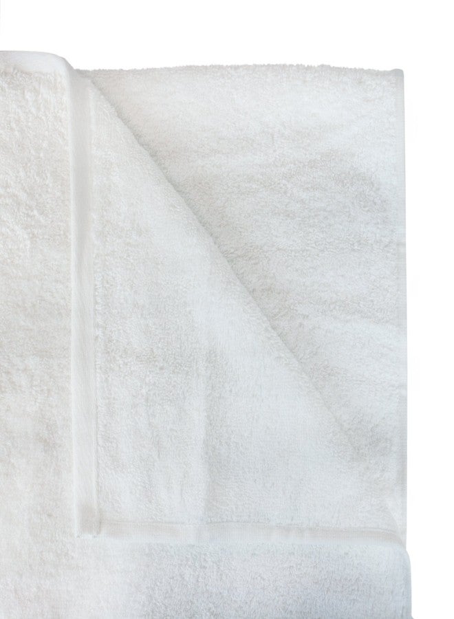 BC BARE COTTON منشفة فاخرة من القطن النقي لفنادق ومنتجعات BC BARE قطن تركي بحجم كبير - أبيض - (40x80 بوصة، مجموعة من 1) - Image 3