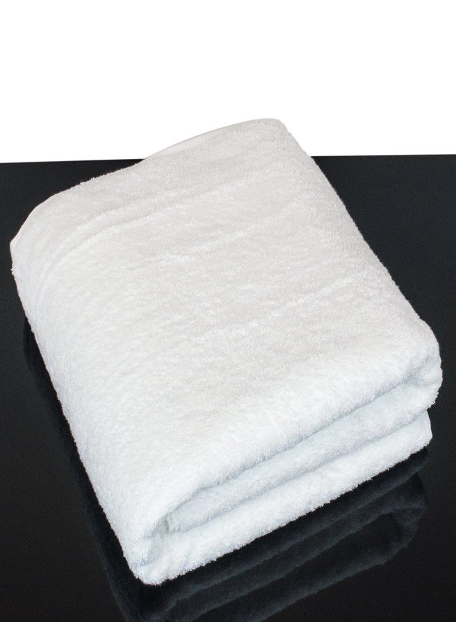 BC BARE COTTON منشفة فاخرة من القطن النقي لفنادق ومنتجعات BC BARE قطن تركي بحجم كبير - أبيض - (40x80 بوصة، مجموعة من 1) - Image 4