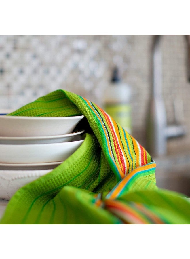 Sami Studios Kitchen Cleaning Napkin Super Value Pack 100% Pure Cotton Napkin Soft Absorbent Hand Napkin, Daily Use Face Napkin, Large Size 40 x 60 cm, Spanish Stripe (Set of 12 Pcs) - Image 5