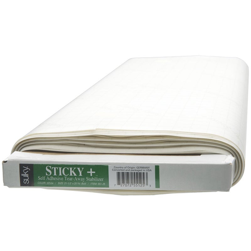 Sulky 55125 Sticky Self Adhesive Tear Away Stabilizer 225 by 25 yd