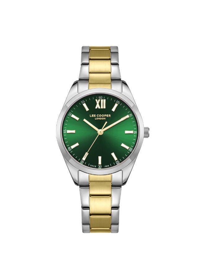 Lee Cooper Lee Cooper Women's Watch, Analog Display and Mesh Strap - LC08014.270, Two Tone  - Image 1