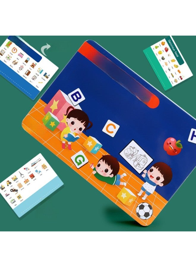 يتعلم الأطفال الحروف الإنجليزية وتهجئة الكلمات وألعاب تدريب اللغة الإنجليزية ورياض الأطفال والتعليم المبكر ألعاب تعليمية - اللون: صندوق حديد كبير لعبة تهجئة الحروف الإنجليزية والكلمات - Image 4