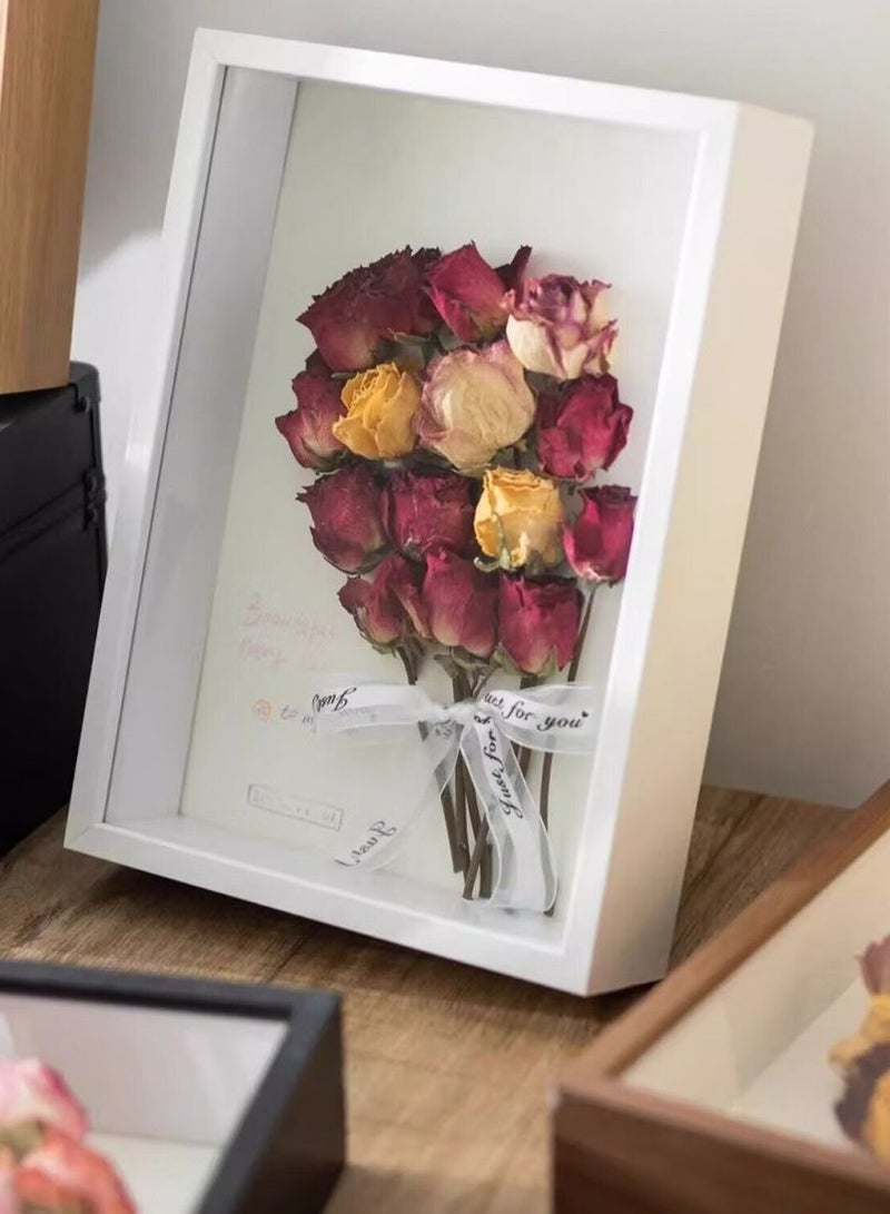 إطار الصورة لملء, إطار الصورة العميقة لملء, 11.7 × 16.7 سم, إطار عميق للجدار وسطح المكتب, إطار الكائن ثلاثي الأبعاد, عميق 3 سم, مناسبة لتزيين الجدار ثلاثي الأبعاد, الخشب - Image 4