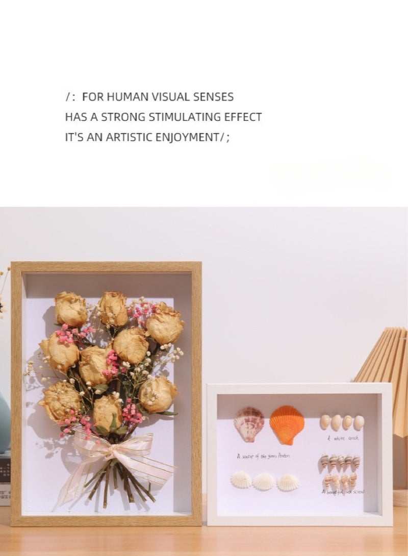 إطار الصورة لملء, إطار الصورة العميقة لملء, 11.7 × 16.7 سم, إطار عميق للجدار وسطح المكتب, إطار الكائن ثلاثي الأبعاد, عميق 3 سم, مناسبة لتزيين الجدار ثلاثي الأبعاد, الخشب - Image 5