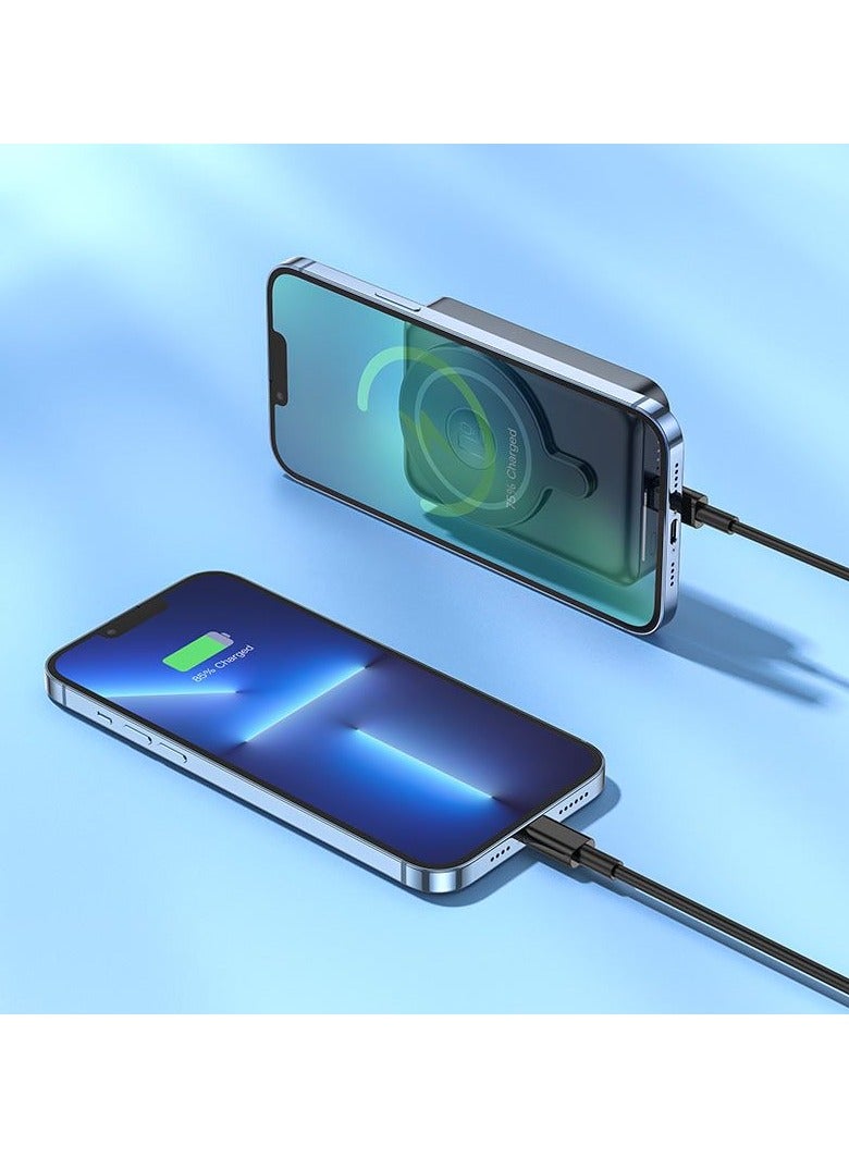 Hoco Q11 Expressar Power Bank 10000mAh Type-C Input 18W Type-C Output 20W Wireless Output 2.5W/5W/7.5W/10W/15W with LED indicator supports fast charging protocols - Image 4