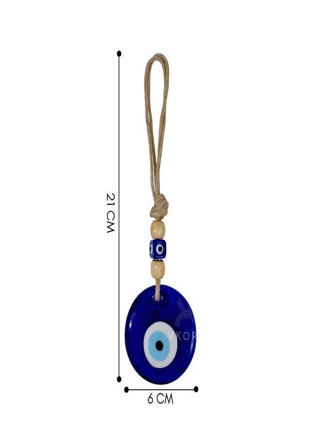 VKORA Handmade Turkish Evil Eye Hanging with Beads for Decoration of Home Shop Office Garden (2WB6) - Image 3