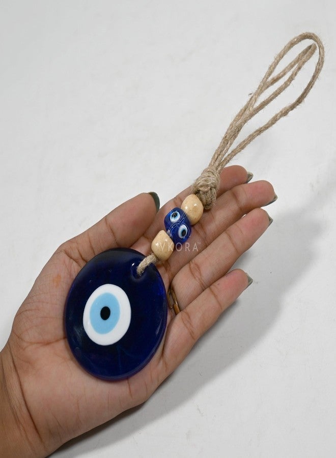 VKORA Handmade Turkish Evil Eye Hanging with Beads for Decoration of Home Shop Office Garden (2WB6) - Image 2