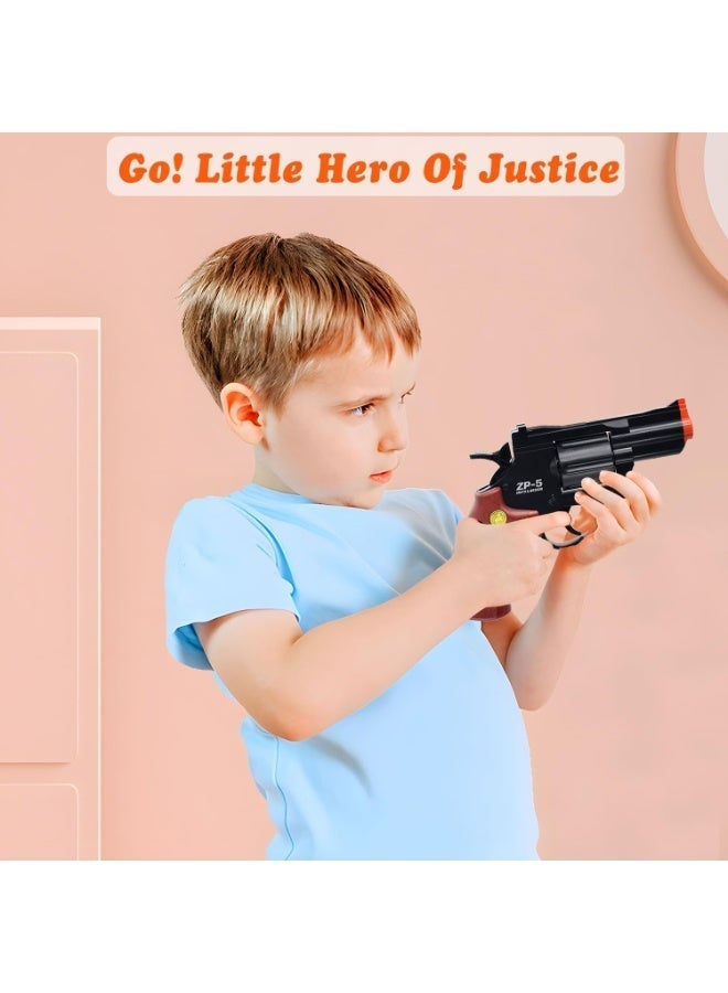 Moonmen Soft Bullet Toy Gun Revolver, Toy Foam Blaster Dart Toys with Darts, Education Model Toy Gun Shooting Game for Kids - Image 3