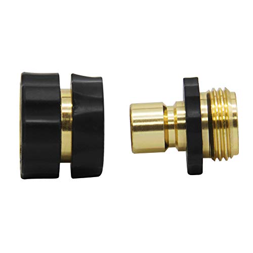 Twinkle Star 3/4 Inch Garden Hose Fitting Quick Connector Male and Female Set, 4 Set, Garden Hose Adapter, Quick Connect Hose Fittings, Garden Hose Connector, Hose Attachment - Image 4