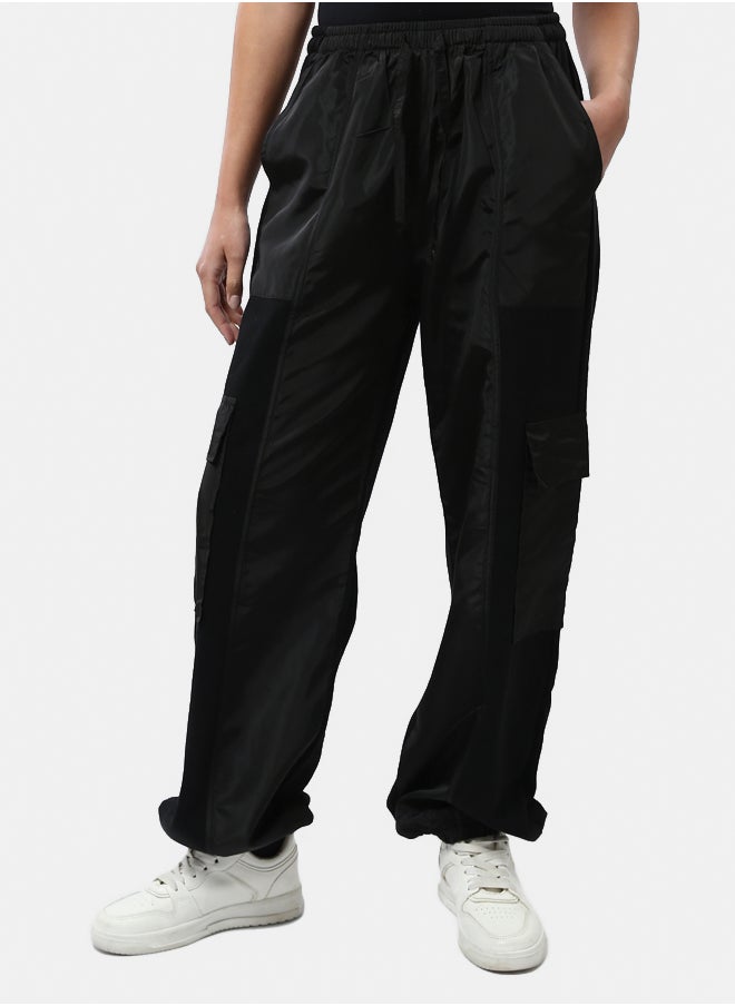 RAVIN - Elastic Waist Waterproof Pants with Hem - Image 1