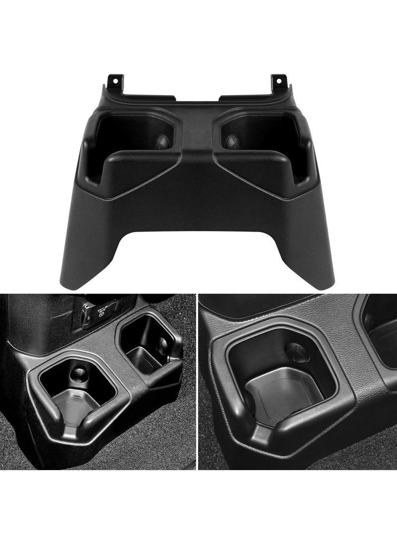 Rear Cup Holder for Jeep Wrangler JL & Gladiator JT (2018-2022) - Dual Water Bottle and Beverage Holder for Rear Seat Convenience - Image 1