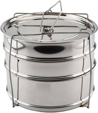 filfora Pressure Cooker Set 5 Litres Outer Lid 3 Containers with Steel Steamer Lifter - pzsku/ZDC8D75C92EA9988D2F83Z/45/1746637899/d0f0d6cf-073c-4cf0-95f8-9d924029d722