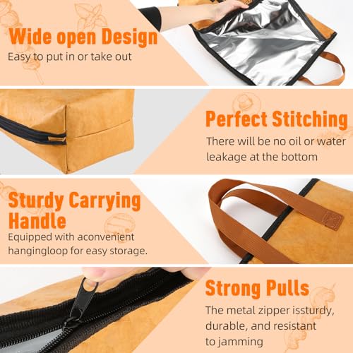 Bolycen 21in BBQ Blanket for Resting Meat-Smoking Meat Insulated Bag for Brisket/Beef/Pork Shoulder/Turkey-White Elephant Christmas Stocking Stuffers Birthday Anniversary Smoker Accessories Gift for Men - Image 5