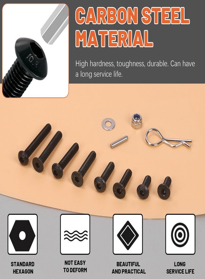 Tanstic 502Pcs Universal RC Screw Kit, RC Repair Tool Kit with Magnetic Screw Tray Hardware Fasteners Compatible with Traxxas Axial Redcat HPI Arrma Losi 1/8 1/10 1/12 1/16 Scale RC Cars Crawler - Image 3