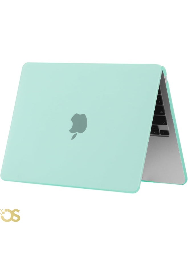 او اس كفر هارد شيل لماك بوك إير 15 بوصة من OS STORE — حماية مقاومة للخدوش والصدمات، تصميم نحيف وخفيف مع فتحات تهوية للحفاظ على تبريد الجهاز، سهل التركيب ومناسب للاستخدام اليومي — متوافق مع موديلات A3241 M4 إصدار 2025، A3114 M3 إصدار 2024، A2941 M2 إصدار 2023 (غطاء كريستالي أخضر) - Image 4