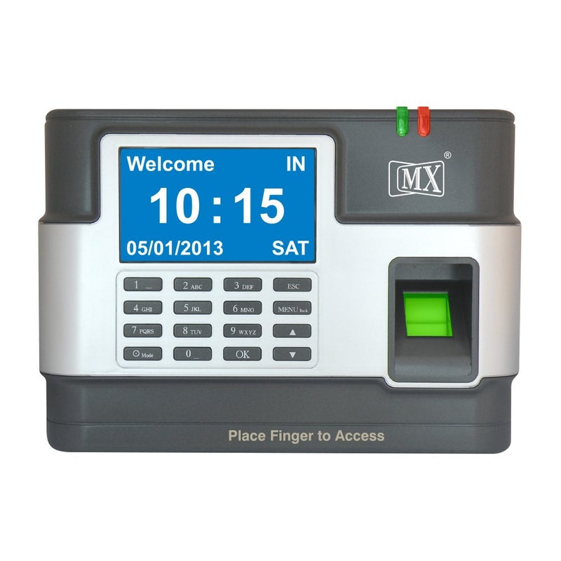 MX Biometric Fingerprint Numeric Password RFID Card Time Attendance System Access Control System Finger Print Biometrics System with USB Backup Option - Image 4