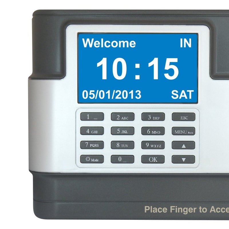 MX Biometric Fingerprint Numeric Password RFID Card Time Attendance System Access Control System Finger Print Biometrics System with USB Backup Option - Image 2