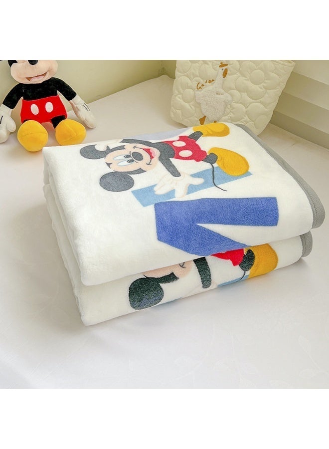 Cartoon pattern double-sided fleece blanket, kindergarten nap blanket, multifunctional blanket (Size: 100cm x 150cm) - Image 5