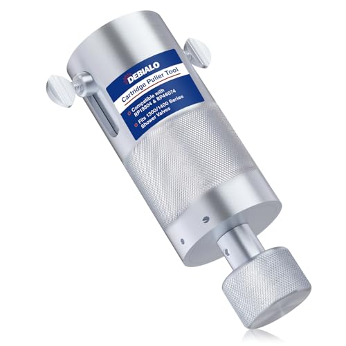Debialo Cartridge Removal Tool Compatible with Delta Tub & Shower Faucets, Fits 1300/1400 Series RP46074 & RP19804 Cartridges, Heavy-Duty Reusable Steel Puller Extractor, Damage-Free DIY Valve Repair - Image 1