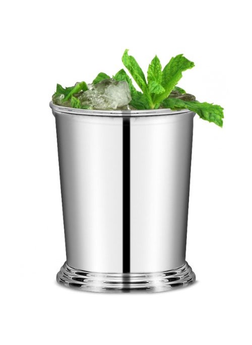 NJ NJ Stainless Steel Beverage Cup,Vintage Cocktail Bar Serving Cup for Cocktails, Stainless Steel Glass, Party Serving Cup for Restaurant,Hotel & Home: 2 Pcs Set  - Image 1