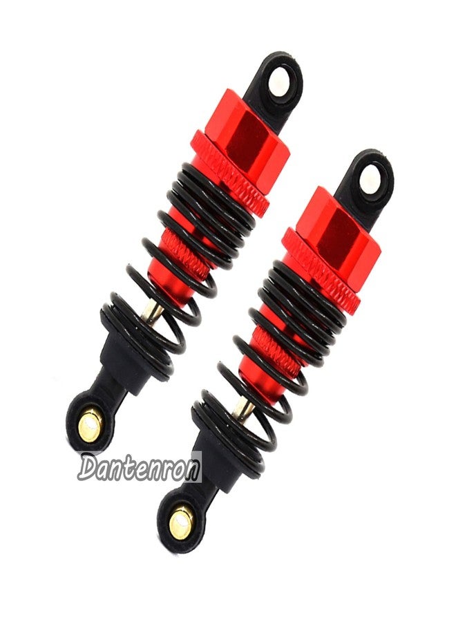 Dantenron 4Pack RC Car 102004 Adjustable Shock Absorber Damper Upgrade Parts Replacement Accessory 68mm For 1/10 RC On Road Drift Rally Car HSP 94102 94122 HPI Losi Axial Tamiya Redcat (Red) - Image 3