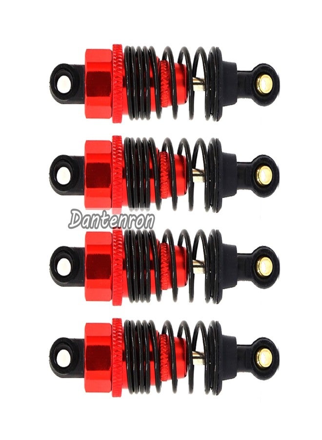 Dantenron 4Pack RC Car 102004 Adjustable Shock Absorber Damper Upgrade Parts Replacement Accessory 68mm For 1/10 RC On Road Drift Rally Car HSP 94102 94122 HPI Losi Axial Tamiya Redcat (Red) - Image 4