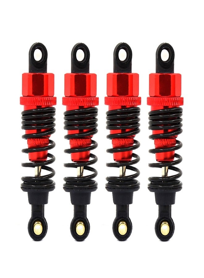 Dantenron 4Pack RC Car 102004 Adjustable Shock Absorber Damper Upgrade Parts Replacement Accessory 68mm For 1/10 RC On Road Drift Rally Car HSP 94102 94122 HPI Losi Axial Tamiya Redcat (Red) - Image 1