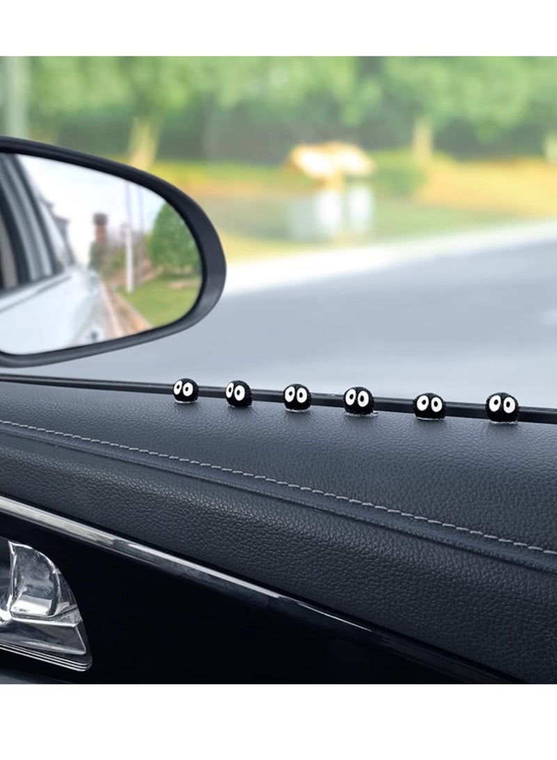 30 Pcs Soot Sprites Car Rearview Mirror Accessories - Fun Interior Decor & Unique Gifts for Car Lovers - Image 4